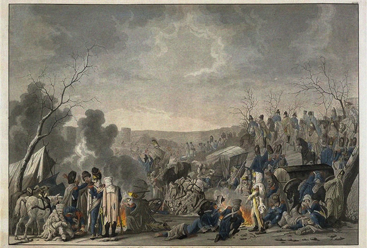 1812年、1813年のモスクワからの大陸軍の撤退 作： ローレンツ・ルゲンダス
