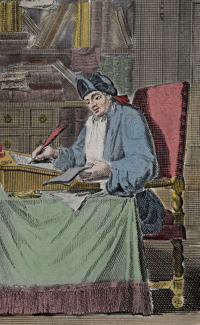 ヘラクレスの肖像SavinienCyrano dit Cyrano de Bergerac、フランスの作家 作： ローレンツ・シェルム