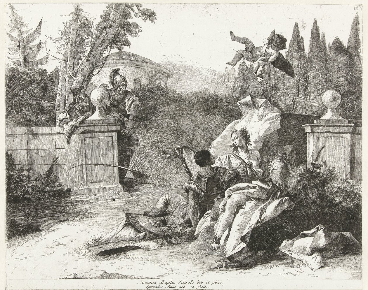 リナルドとアルミーダはウバルドとカルロにスパイされている