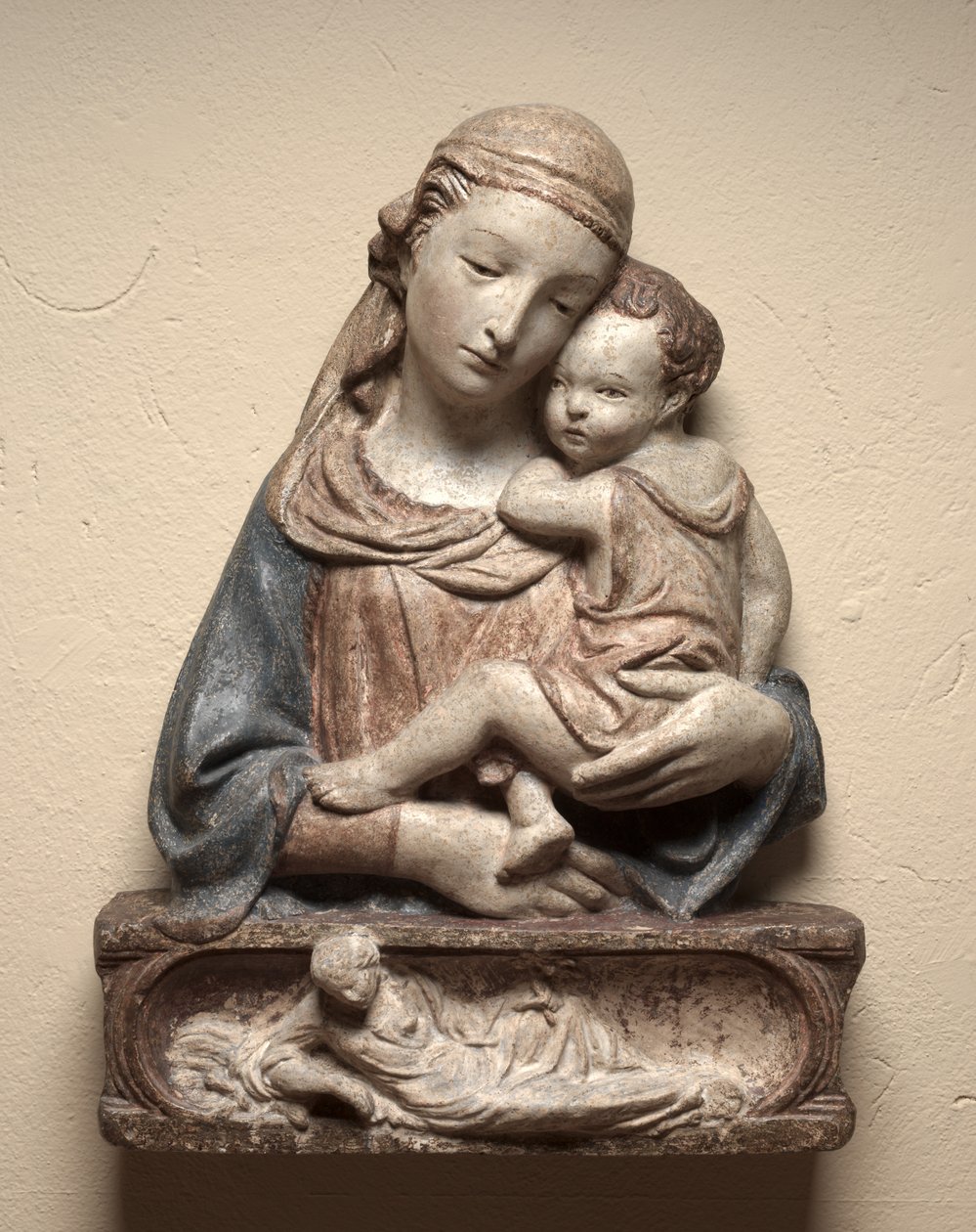 マドンナと子供、c。 1450。 作： ロレンツォ・ギベルティ