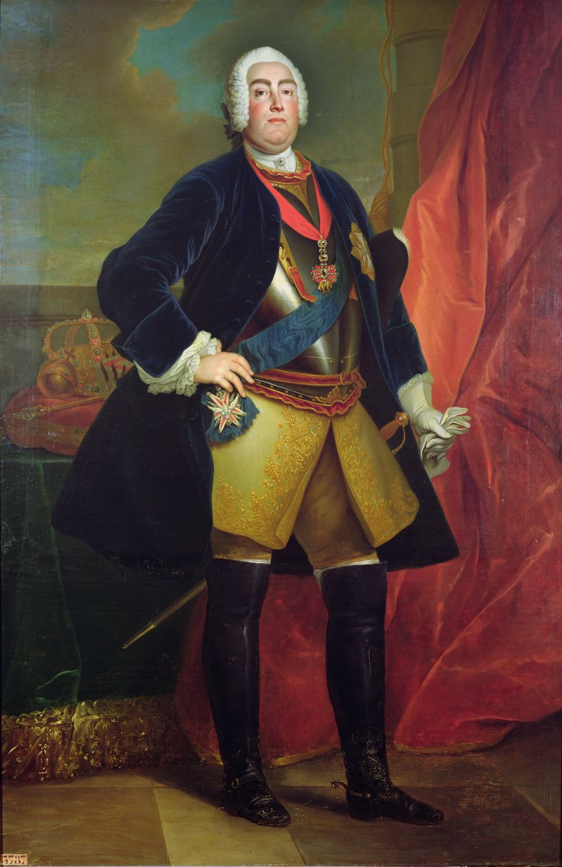 フレデリックアウグストゥス2世（1696-1763）ザクセン選挙人 作： ルイ・ド・シルベストル
