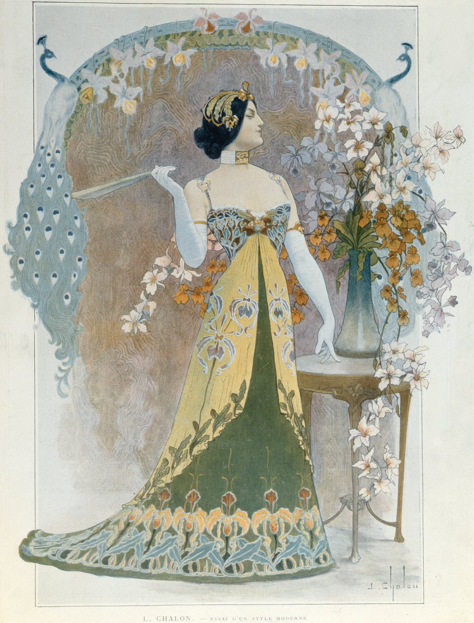 モダンスタイルのエッセイ、c.1899 作： ルイ・シャロン