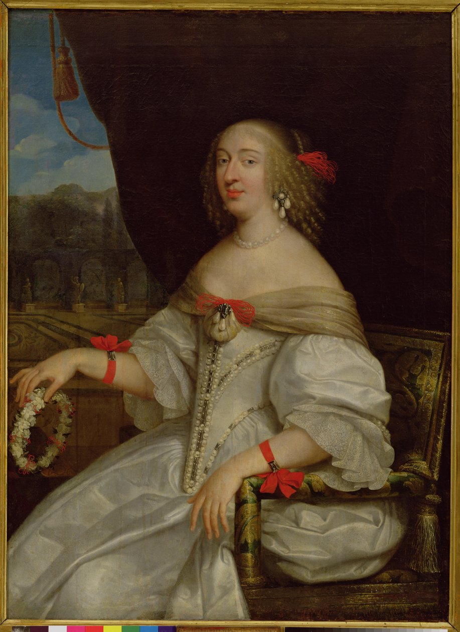 アン・マリー・ルイーズ・ドルレアン（1627-93）モンパンシエ公爵夫人の肖像 作： ルイ・フェルディナンド・エル