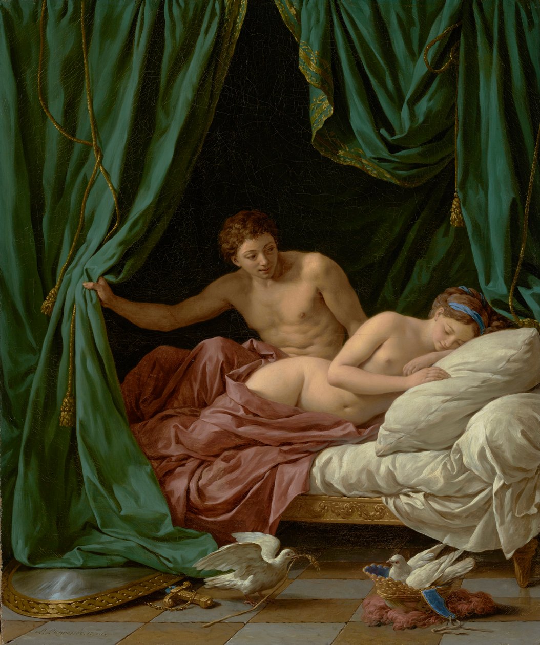 火星と金星、平和の寓意、1770 作： LouisJeanFrançoisLagrenée