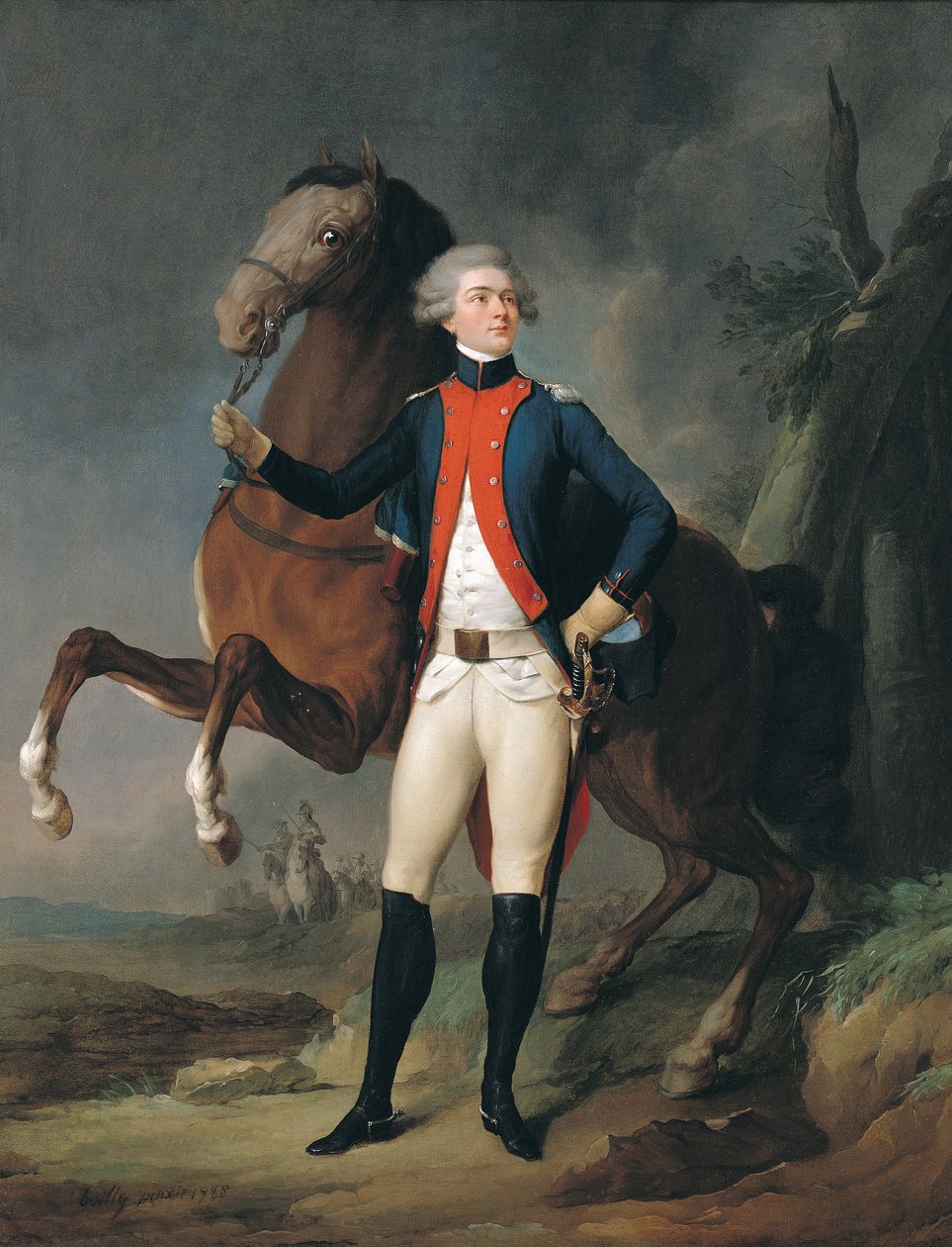 ギルバートモティエ（1757-1834）ファイエット侯爵、1788年 作： ルイレオポルドボイリー