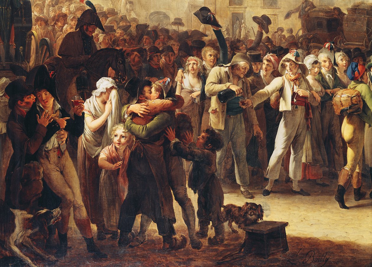 1807年の集会、サンドニの門を通過する行進、集会の詳細（92387と154983も参照） 作： ルイレオポルドボイリー