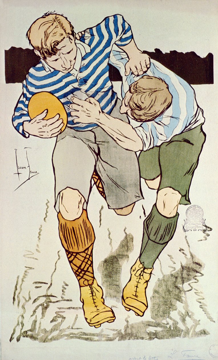 ラグビー選手、1895 作： ルイ・ルシアン・フォーレ・デュジャリック