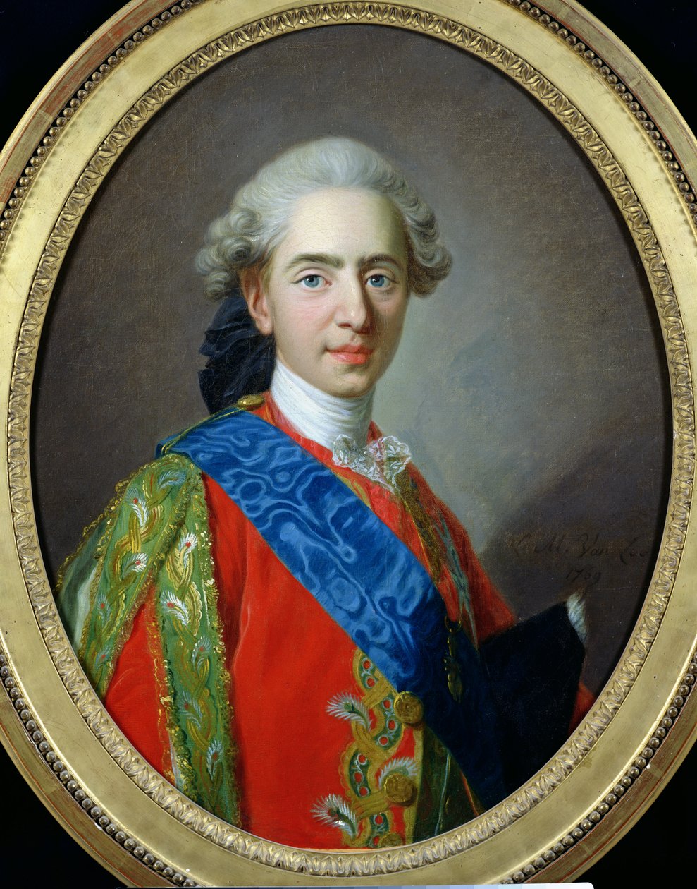 1769年15歳のフランスのドーフィンルイ（1754-93）の肖像 作： ルイ・ミシェル・ヴァン・ルー