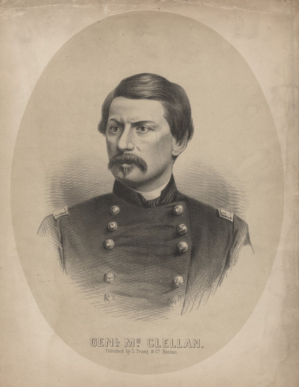 マクレラン将軍、1862年 作： ルイ・プラン