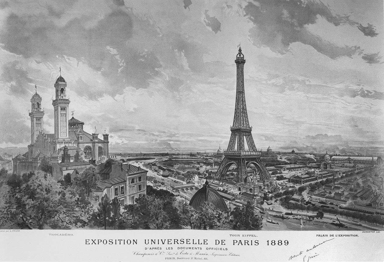1889年の万国博覧会 作： ルイ・トージン