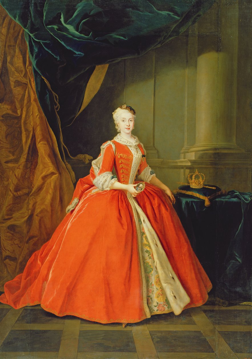 ザクセンのマリア・アマリア（1724-60）スペインの女王 作： ルイ・ド・シルベストル