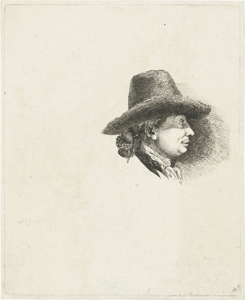 Louis Bernard Coclers と彼の家族の肖像画を含む学習シート 作： Louis Bernard Coclers