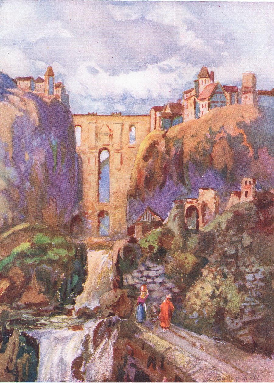 タチンロンダ、ハッチンソン絵のようなヨーロッパからHutchinson＆Son発行、c.1930 作： ルイ・バーレイ・ブリュール