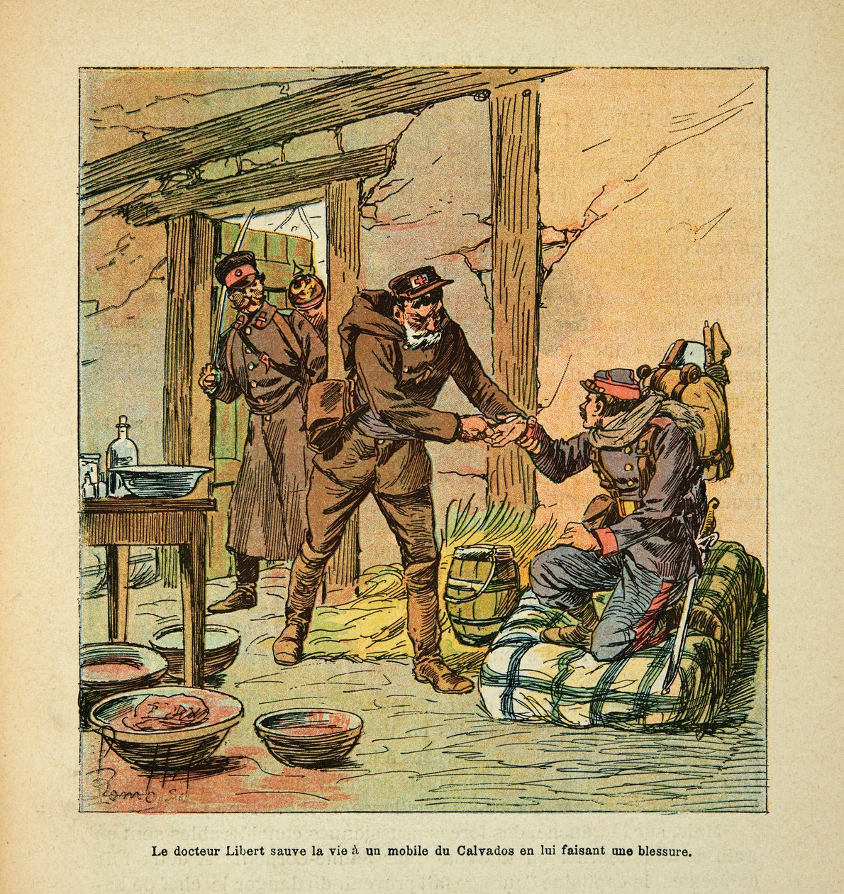 Eugene Sergent, dit Grenest（グルネスト）作、Louis Bombled（1862-1927）絵の「L