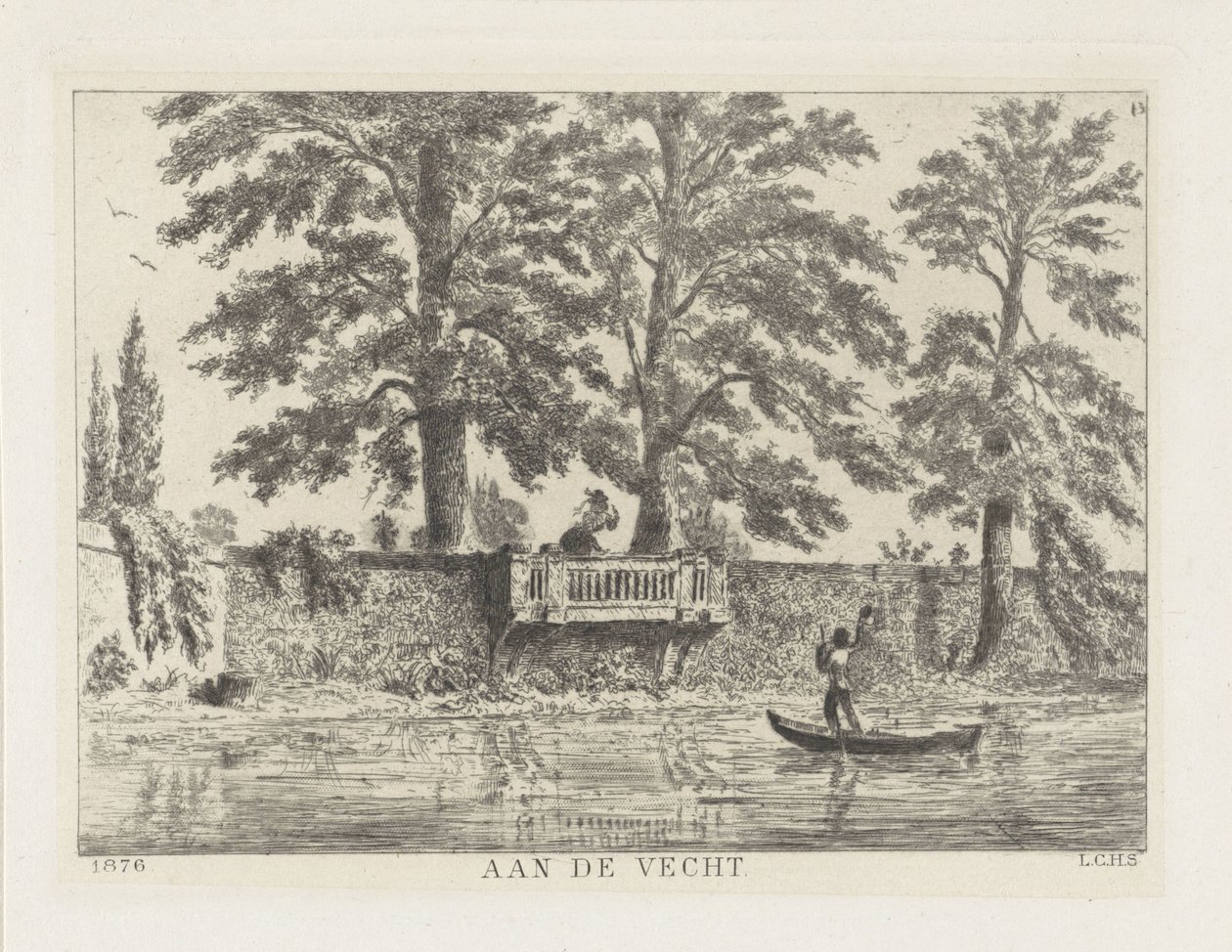 庭の壁についての会話 On the Vecht (オブジェクトのタイトル) 作： ルイチャールズホラシッカマ