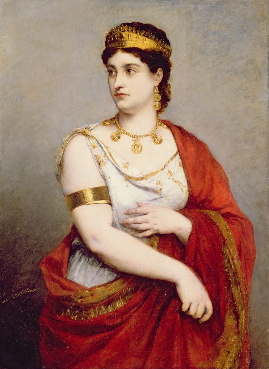 マドモアゼル・ジョージの肖像（1787-1867） 作： ルイ・コート