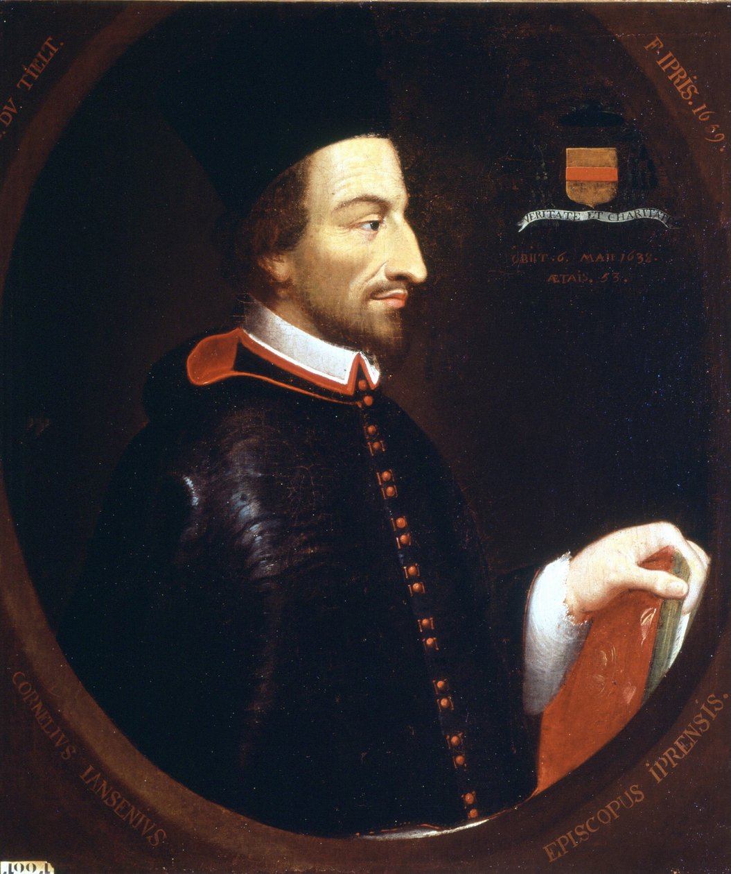 ヤンセニウスの肖像 (1585 - 1638)、F. イプリス 1659 年。 作： Louis Dutiet