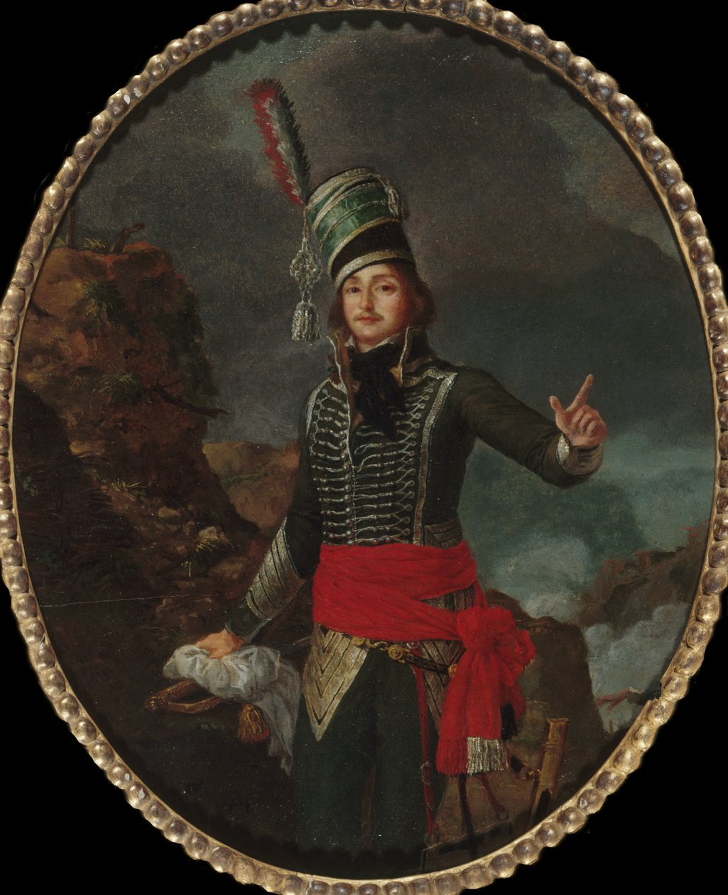 フランソワ・セヴラン・マルソー・デスグラヴィエ将軍の肖像、1769～1796年頃。 1796年。 作： ルイフランソワセルジェントマルソー