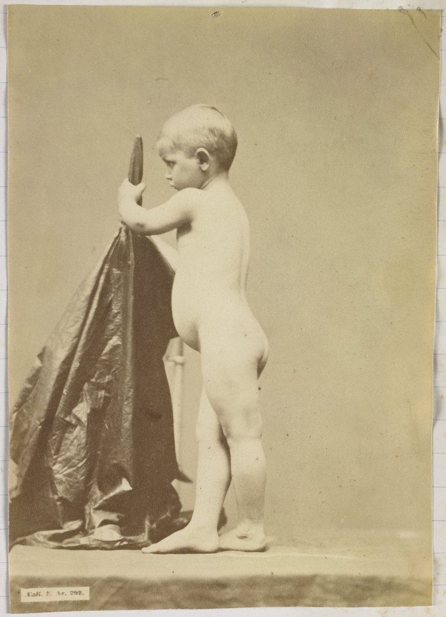 横から見た裸の子供の習作 作： Louis Jean Baptiste Igout（に起因）