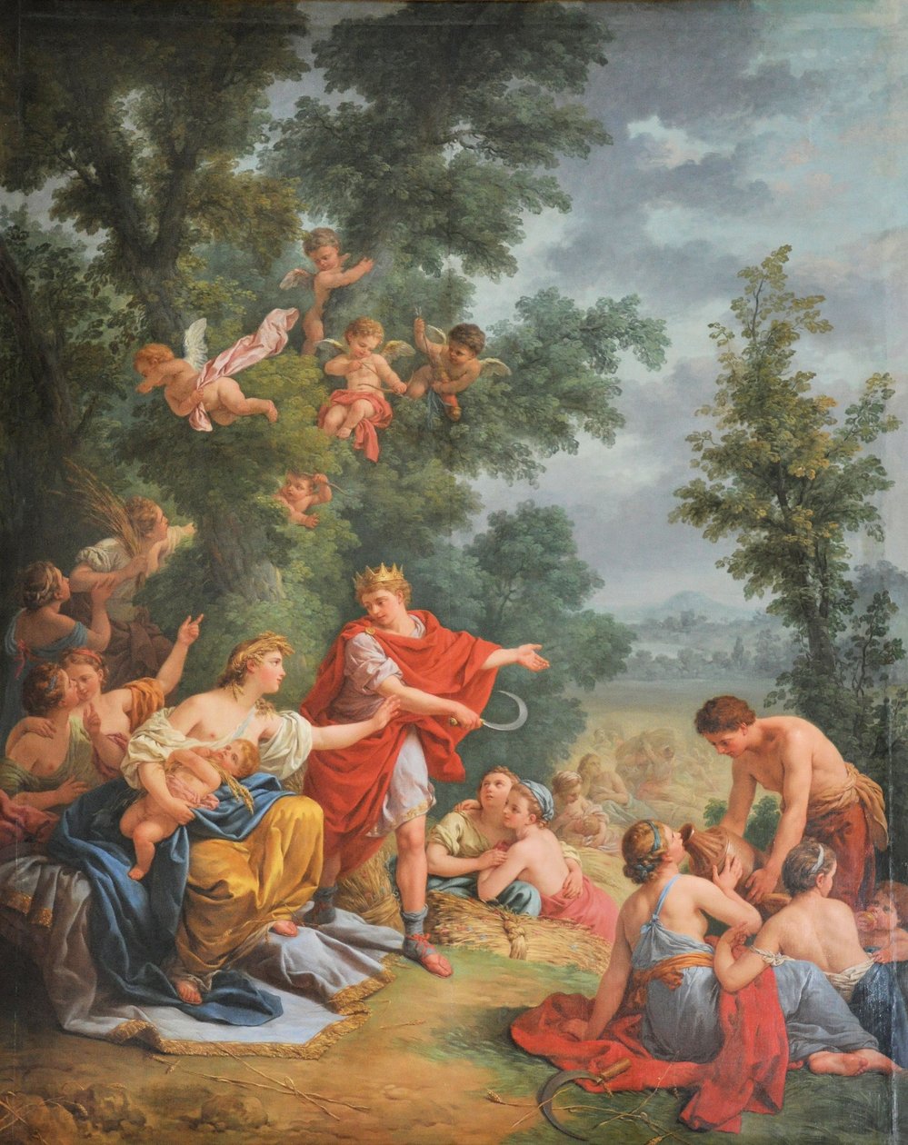 フランス語：La moisson, ou Cérès et Triptolème 収穫、あるいはセレスとトリプトレモス 作： LouisJeanFrançoisLagrenée
