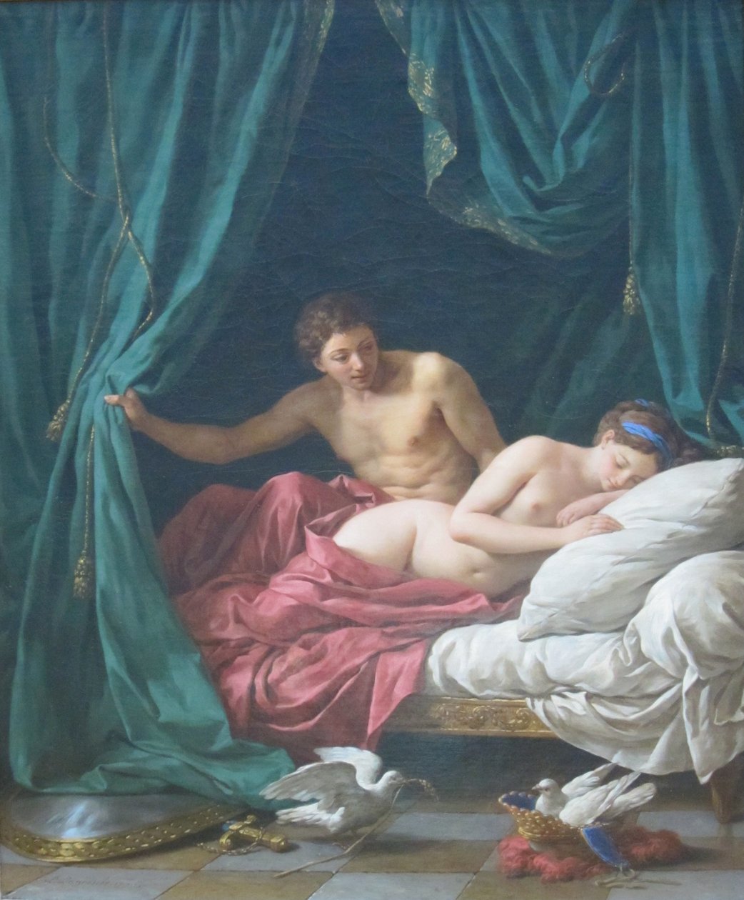 平和の寓意、火星と金星 作： LouisJeanFrançoisLagrenée