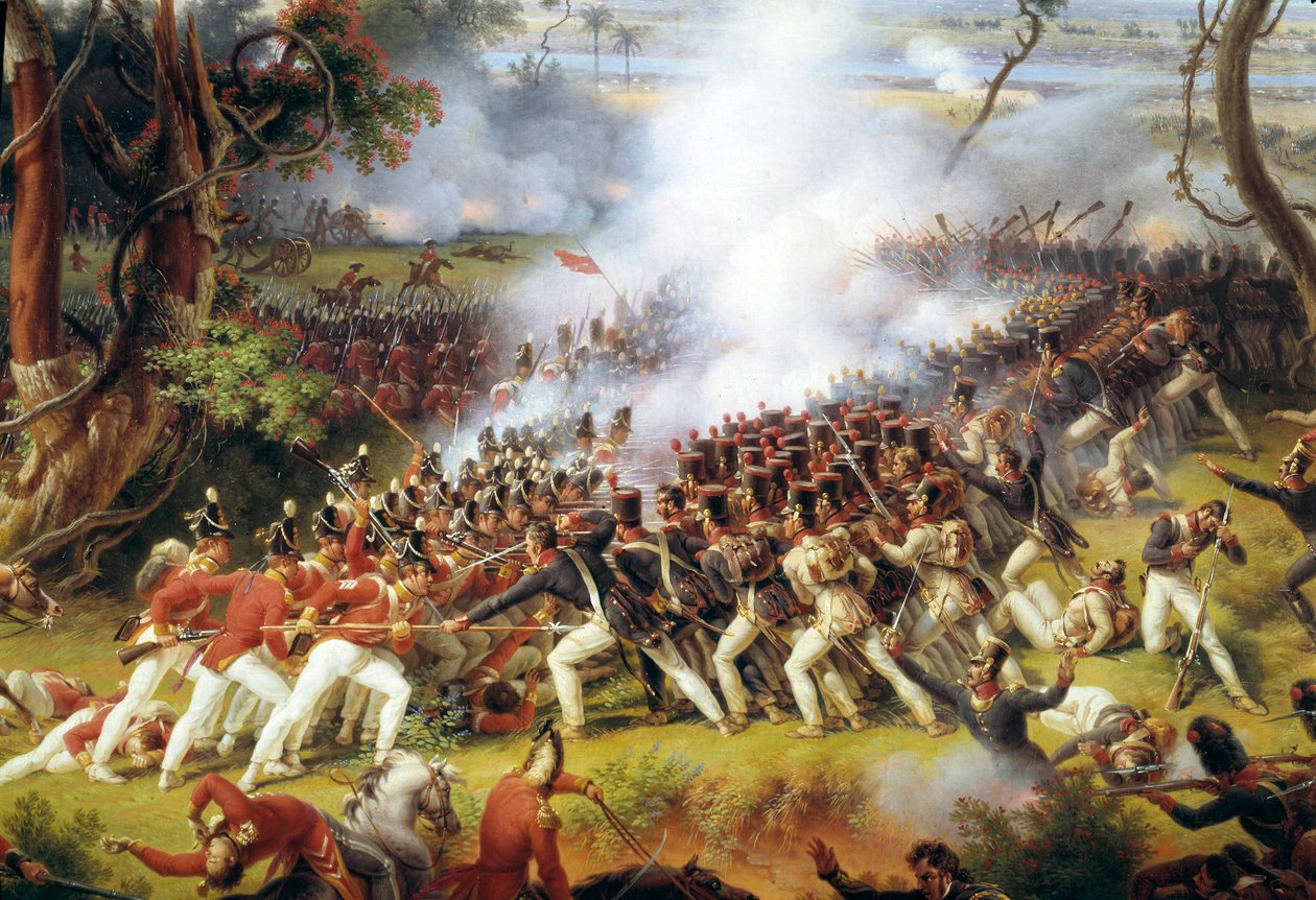 ナポレオンのスペイン・ポルトガル遠征（1808-1813）。"Battle of Chiclana, near Cadiz, May 5 作： ルイ・レジューヌ