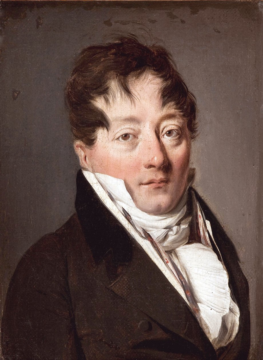 Alexandre Balthazar Laurent Grimod de la Reyniere (1758-1837) par Boilly, Louis-Leopold (1761-1845), - 油彩・キャンバス, 22x17 - パリ、マルモッタン・モネ美術館 作： ルイレオポルドボイリー