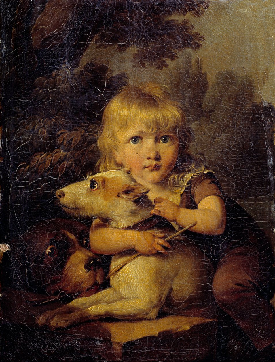 ルイ・アルノー（1803-1885）の子供の肖像 ルイ・レオポルド・ボワイ（1761-1845）の絵画 1808年 約 Sun.0,22x0,16 m 作： ルイレオポルドボイリー