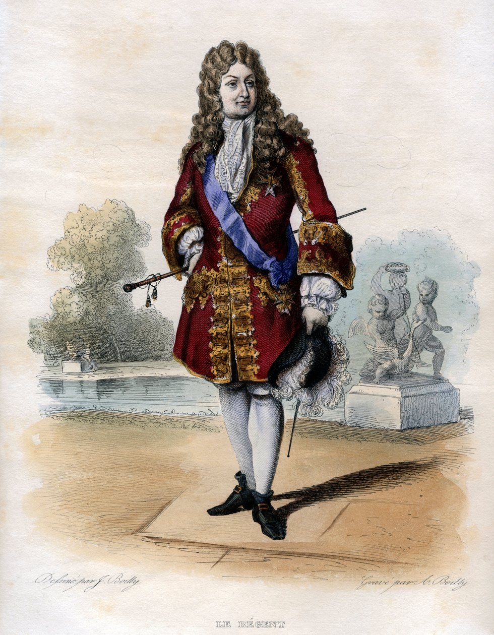 オルレアン公フィリップ2世（1674-1723）の肖像 摂政。 作： ルイレオポルドボイリー