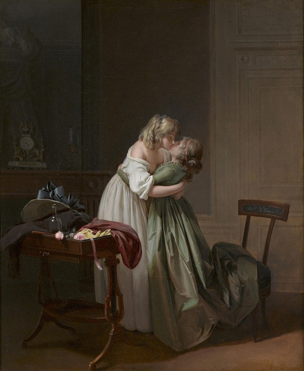 2人の若い女性のキス2人の若い女性のキス、1790年から1794年頃。 作： ルイレオポルドボイリー