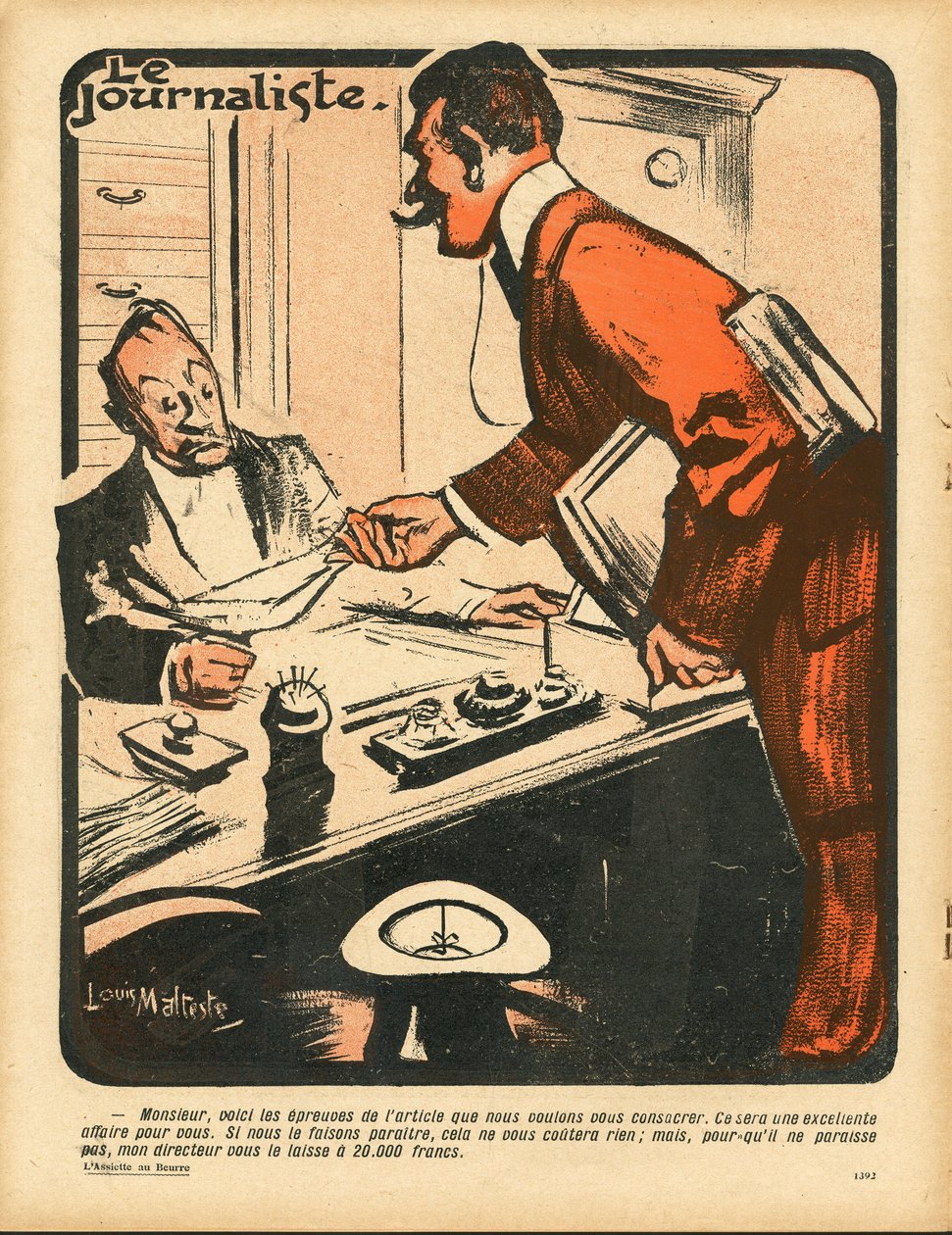 The Butter Plate, number 295, Satirical in Colour 作： ルイ・マルテスト