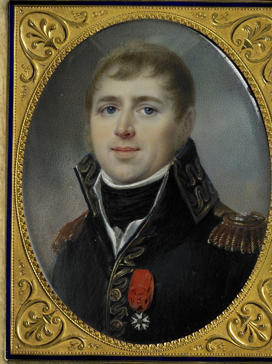 カレル・ヘンドリック・ヴェル・ヒューエル (1764-1845)、バタビア艦隊の副提督、バタビア共和国海軍大臣。 作： ルイ・マリー・シカード