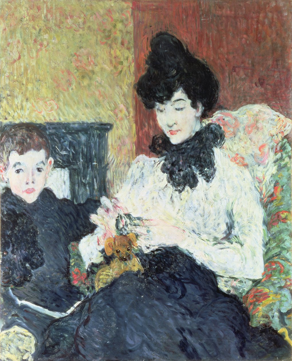 Madame Doubrere e seu filho 作： ルイ・ヴァルタ