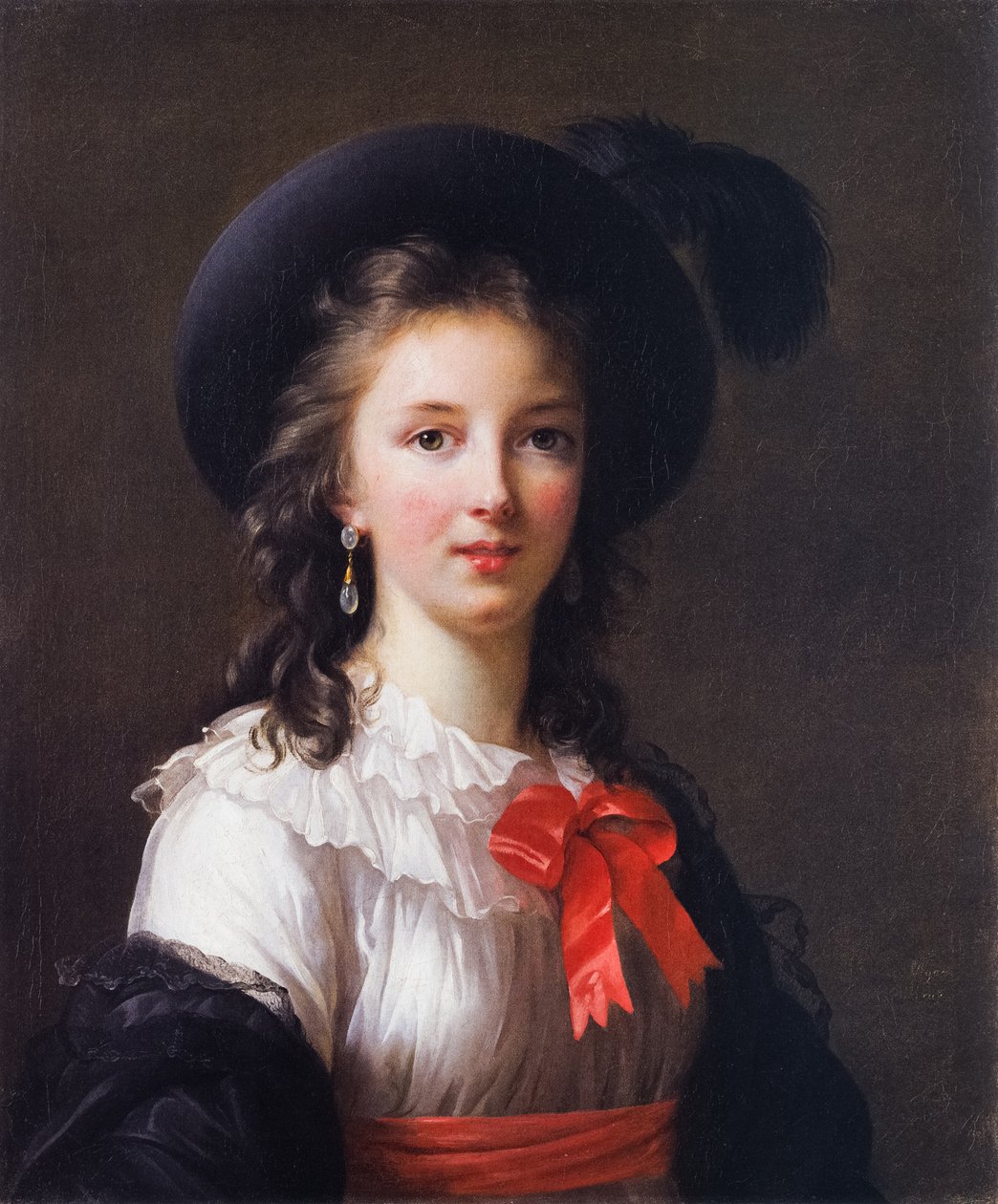 自画像 作： Elisabeth Louise Vigee Lebrun