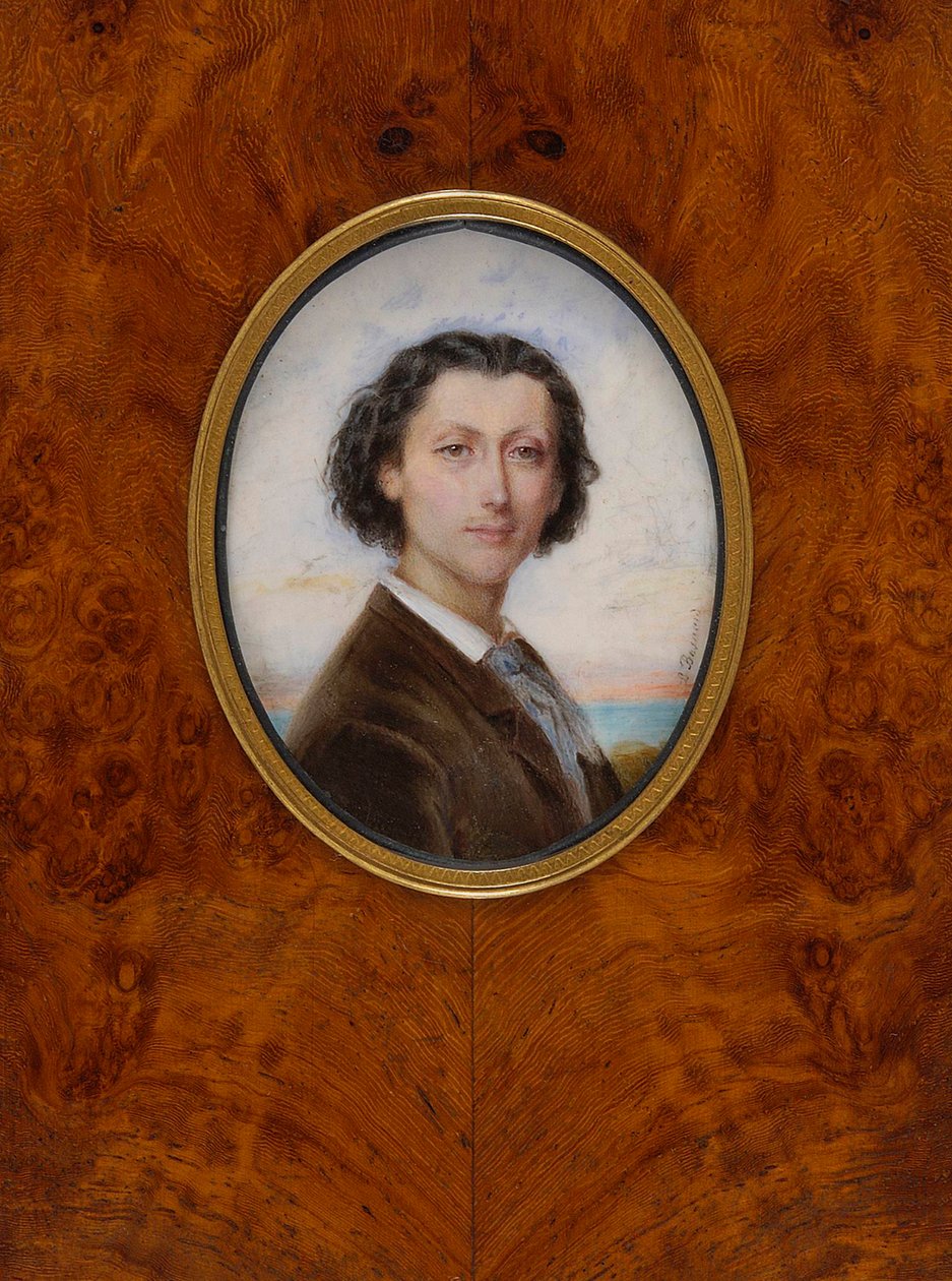 作曲家フランツ・リストの肖像 1811-1886, 1836. 作： LouiseBesnardnéeVaillant