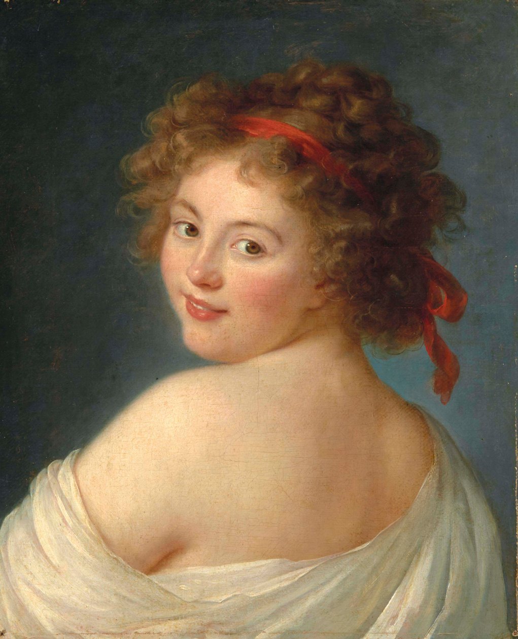 エカテリーナ・スカヴロンスカヤ伯爵夫人の肖像、ニー・フォン・エンゲルハルト、1761-1829年、1790年。 作： Elisabeth Louise Vigee Lebrun