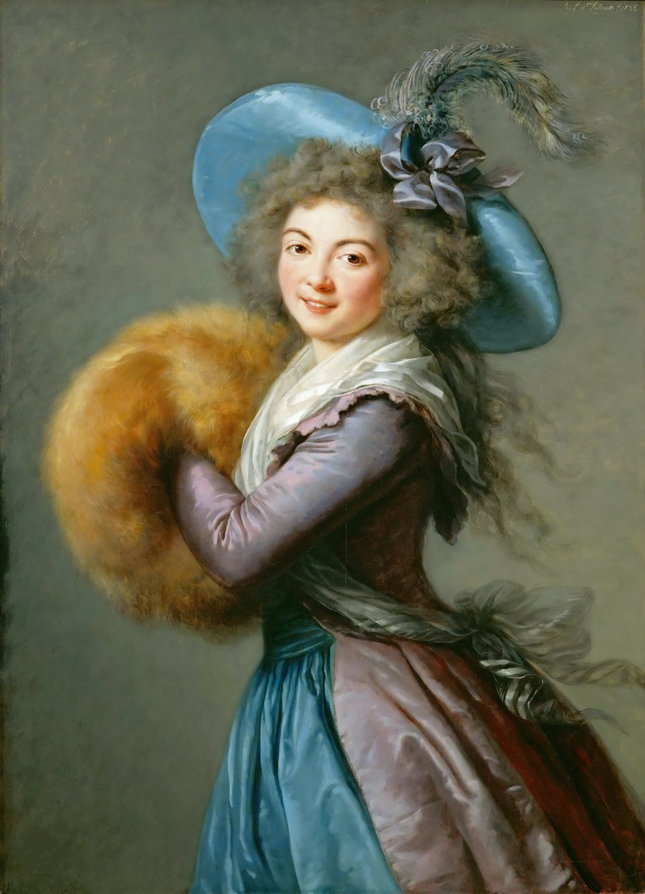 モレ＝レイモン夫人の肖像、1786年。 作： Elisabeth Louise Vigee Lebrun