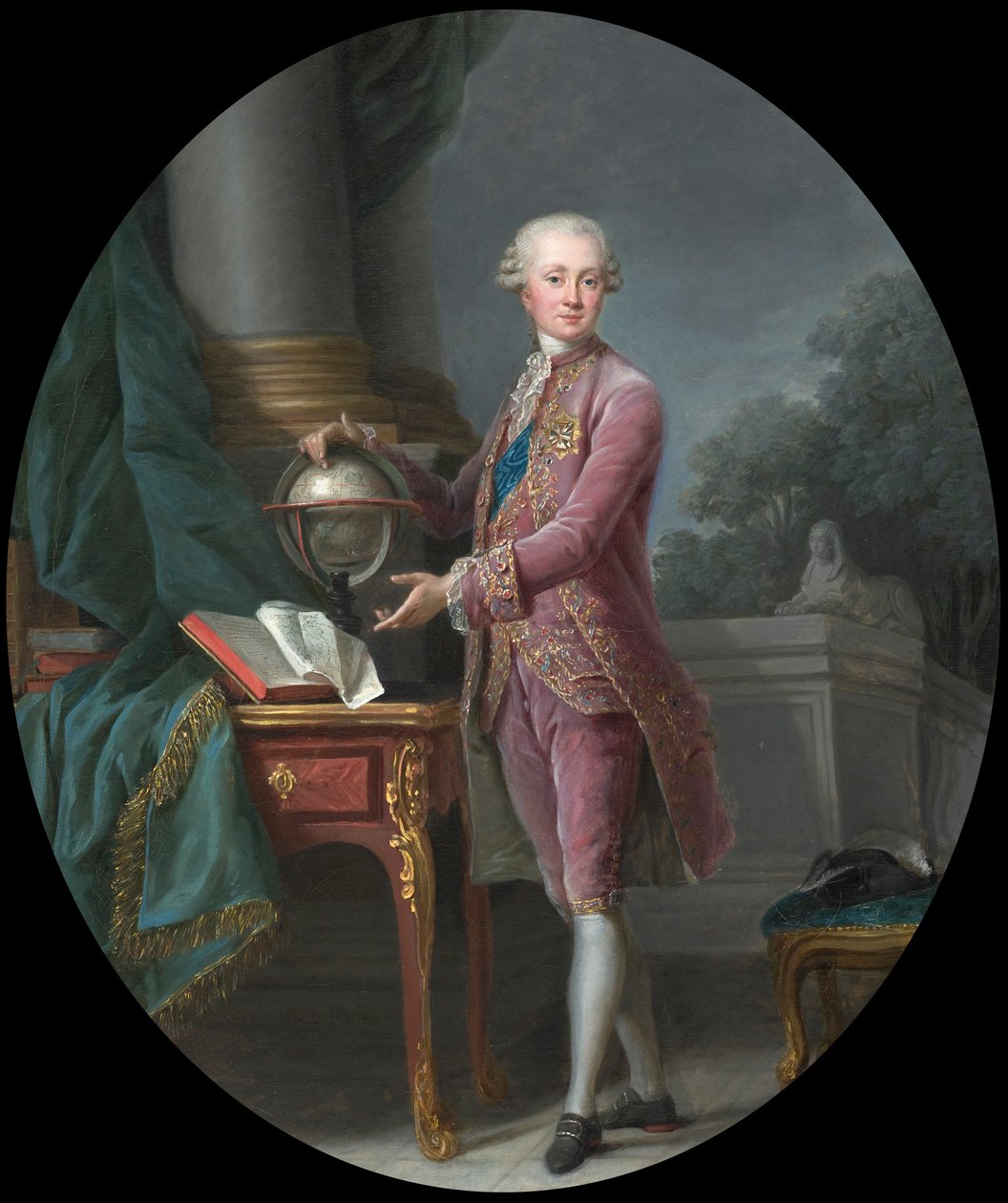 カールハインリッヒフォンナッソー＝ジーゲン王子1743-1808、1776の肖像。 作： Elisabeth Louise Vigee Lebrun