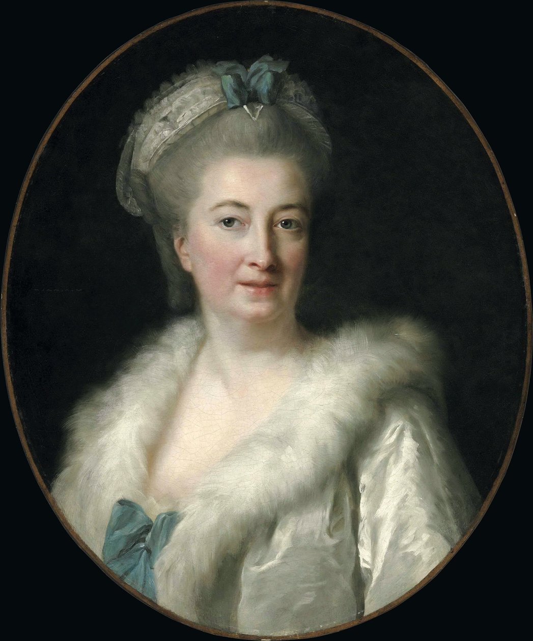 画家の母、ル・セーヴル夫人（旧姓ジャンヌ・メッサン 1728-1800年）の肖像画、1778年頃。 作： Elisabeth Louise Vigee Lebrun
