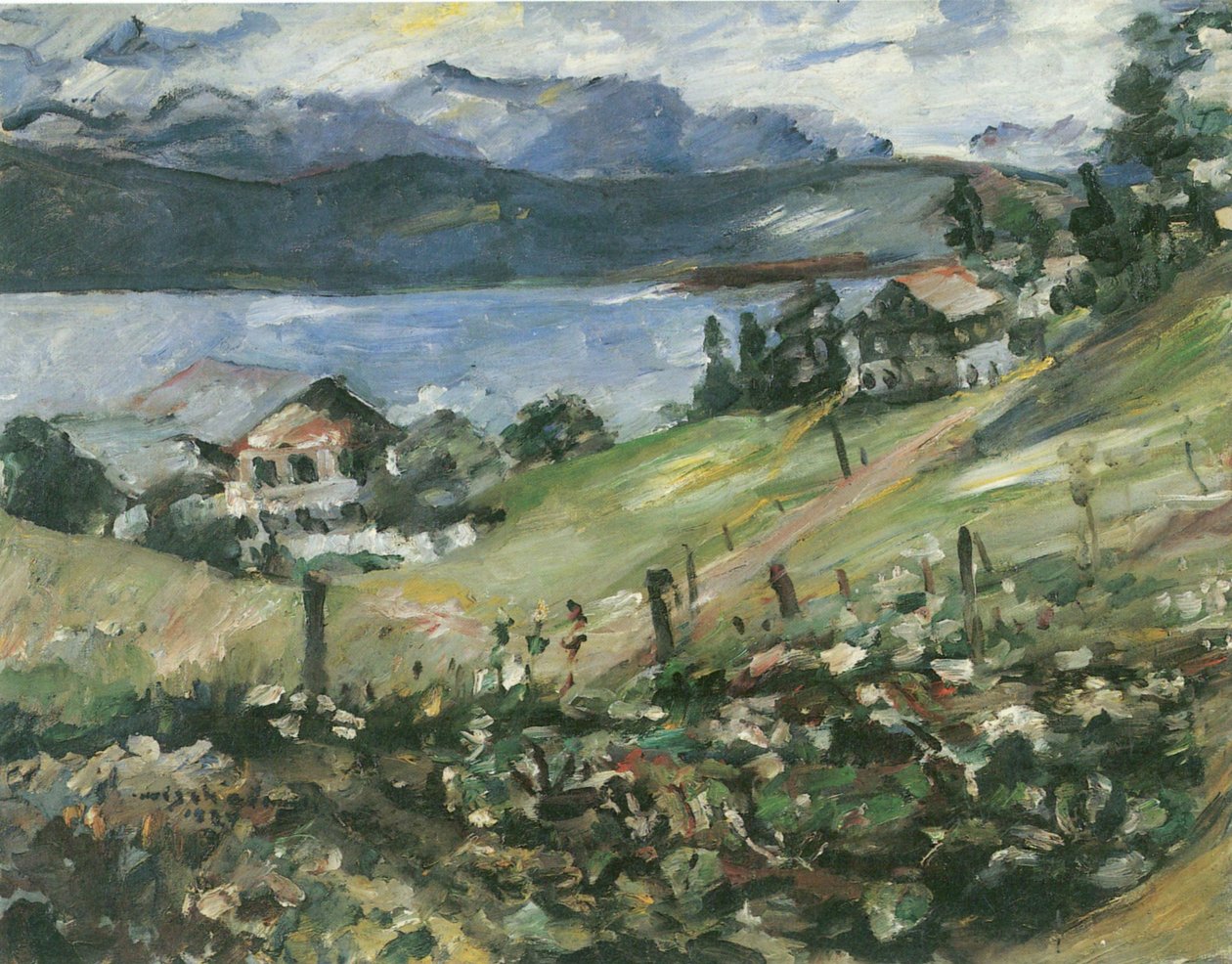 Walchensee、Gemusegartenn 作： ロヴィス・コリント