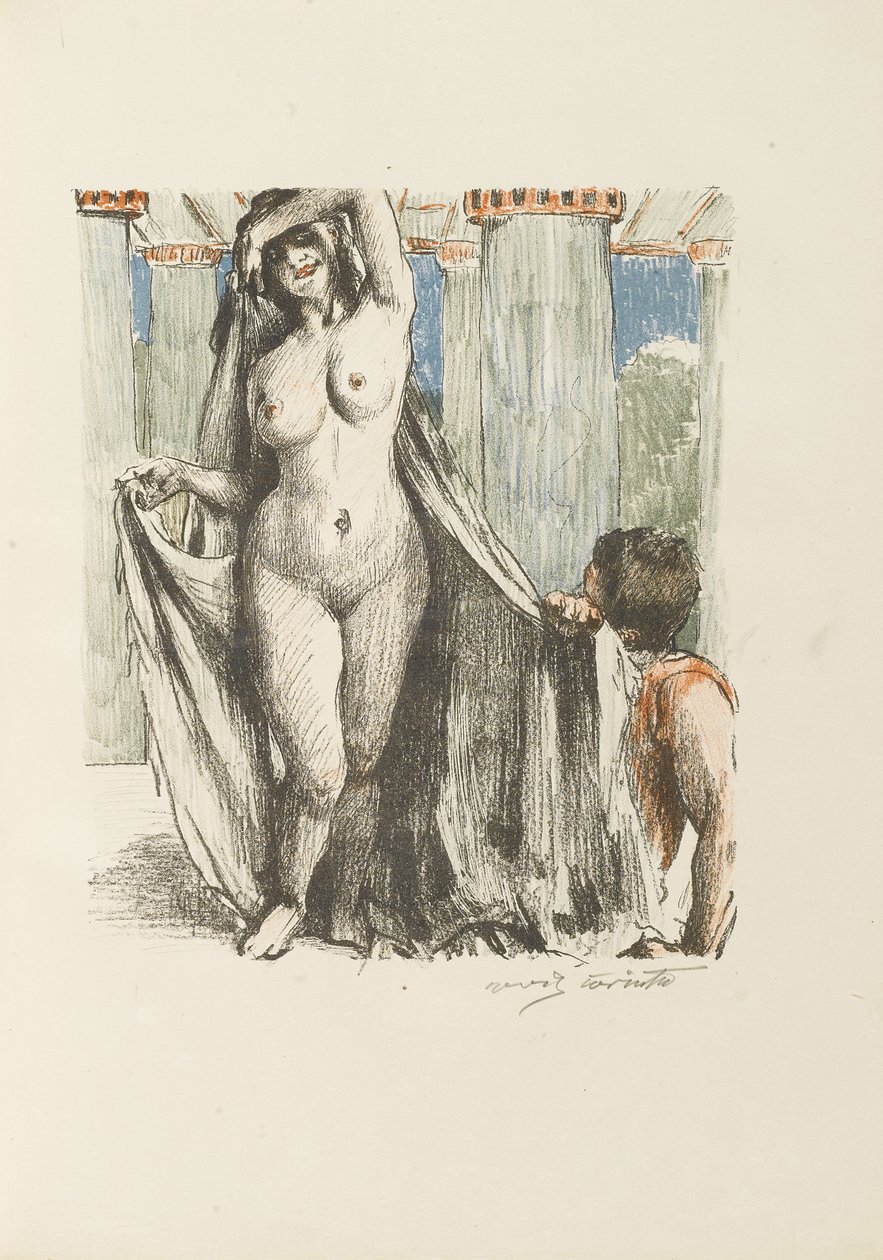 歌の歌のイラスト、1911 作： ロヴィス・コリント
