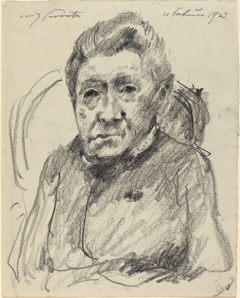 Mrs Hedwig Berend, 1923年。 作： ロヴィス・コリント