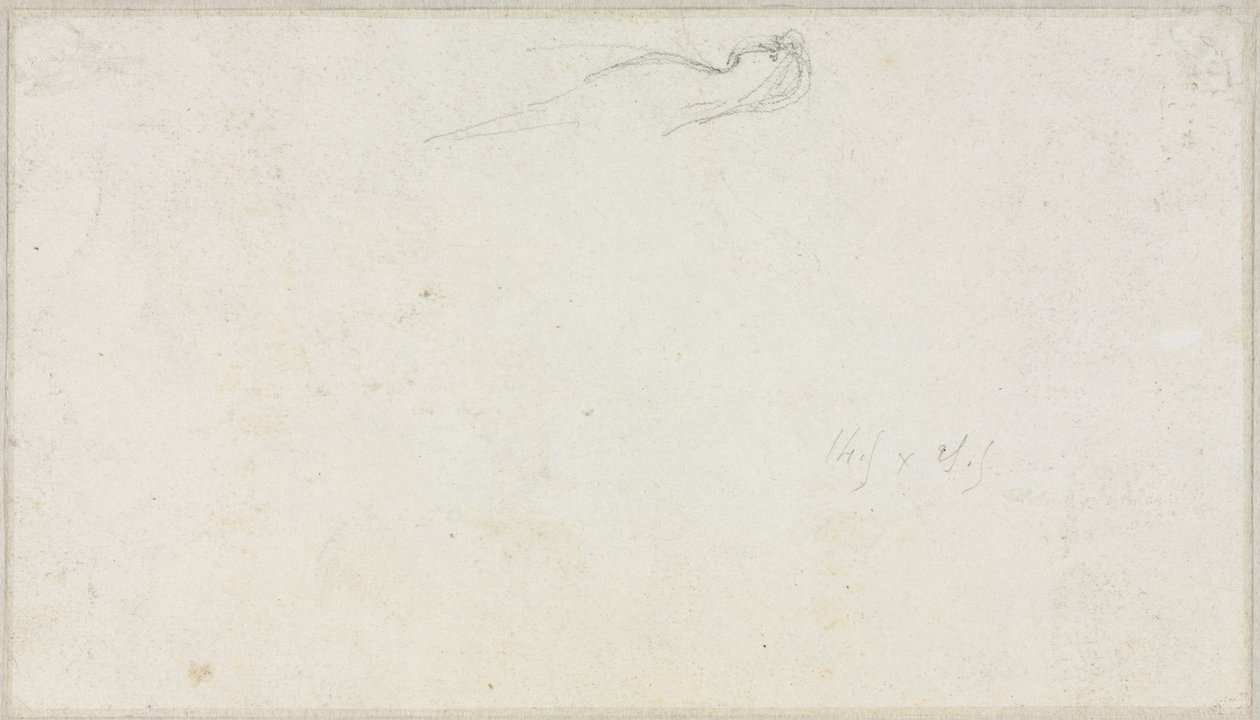 スフィンクスのスケッチ[] verso、c。 1879-80。 作： リュック・オリヴィエ・マーソン