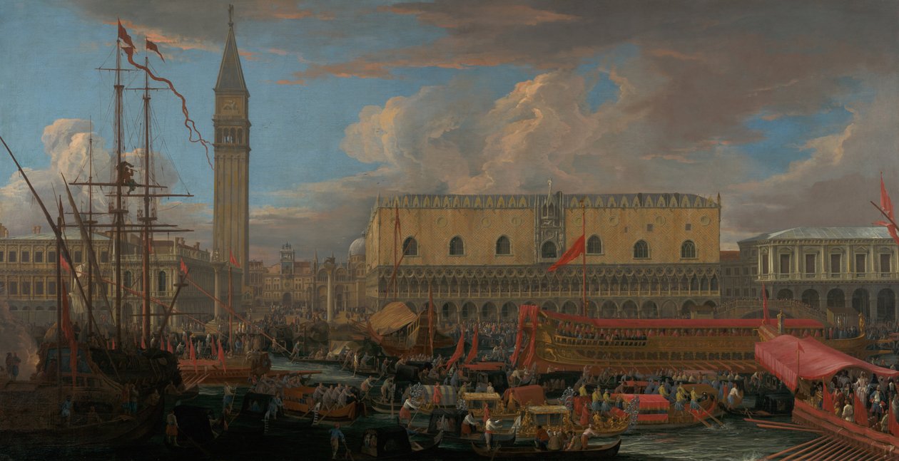 Bacino di San Marcoを出発するブチントロ 作： ルカ・カールバリス