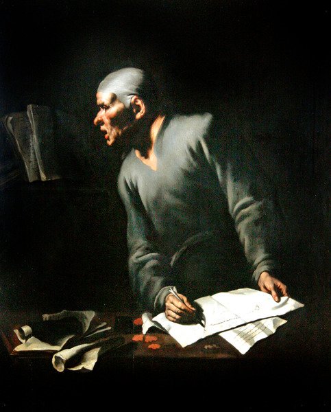 哲学者、1650年頃 作： ルカ・ジョルダーノ