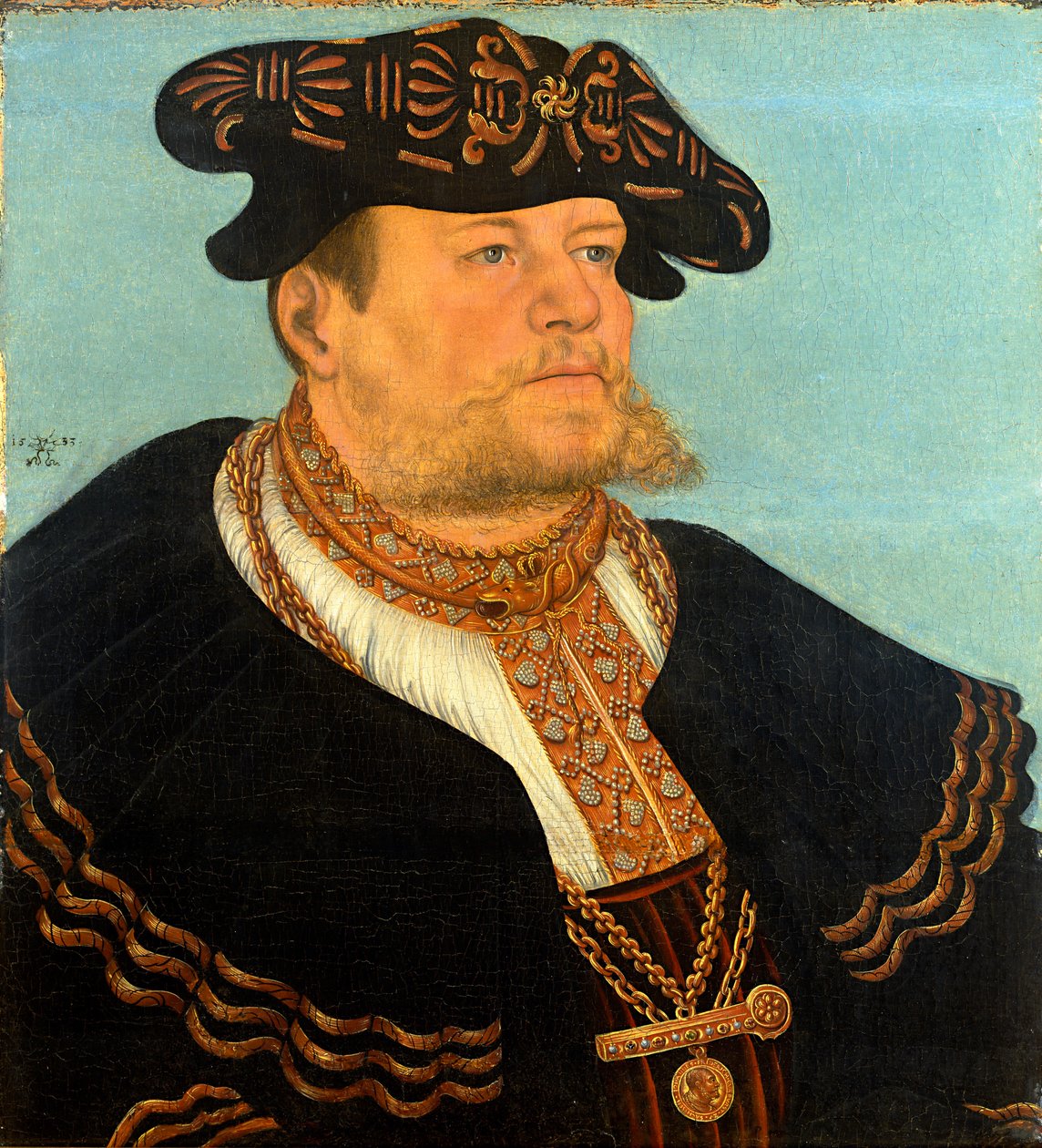 グレゴール・ブリュック、1533 作： ルーカス・クラナッハ・ザ・エルダー
