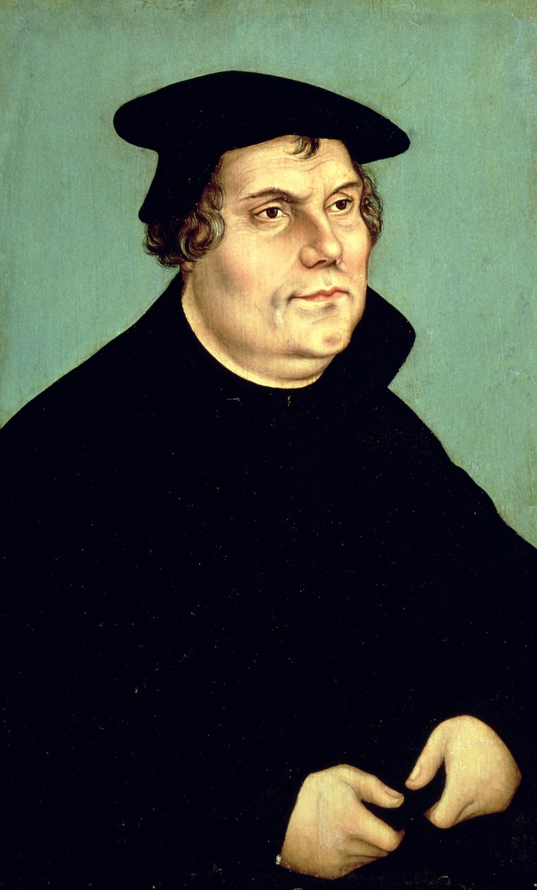 マーティン・ルター（1483-1546） 作： ルーカス・クラナッハ・ザ・エルダー