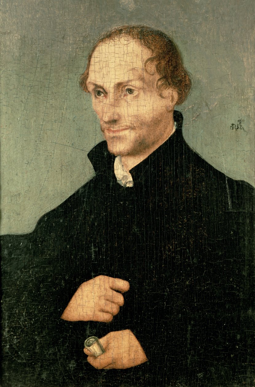 Philipp Melanchthon（1497-1560）の肖像、1532 作： ルーカス・クラナッハ・ザ・エルダー