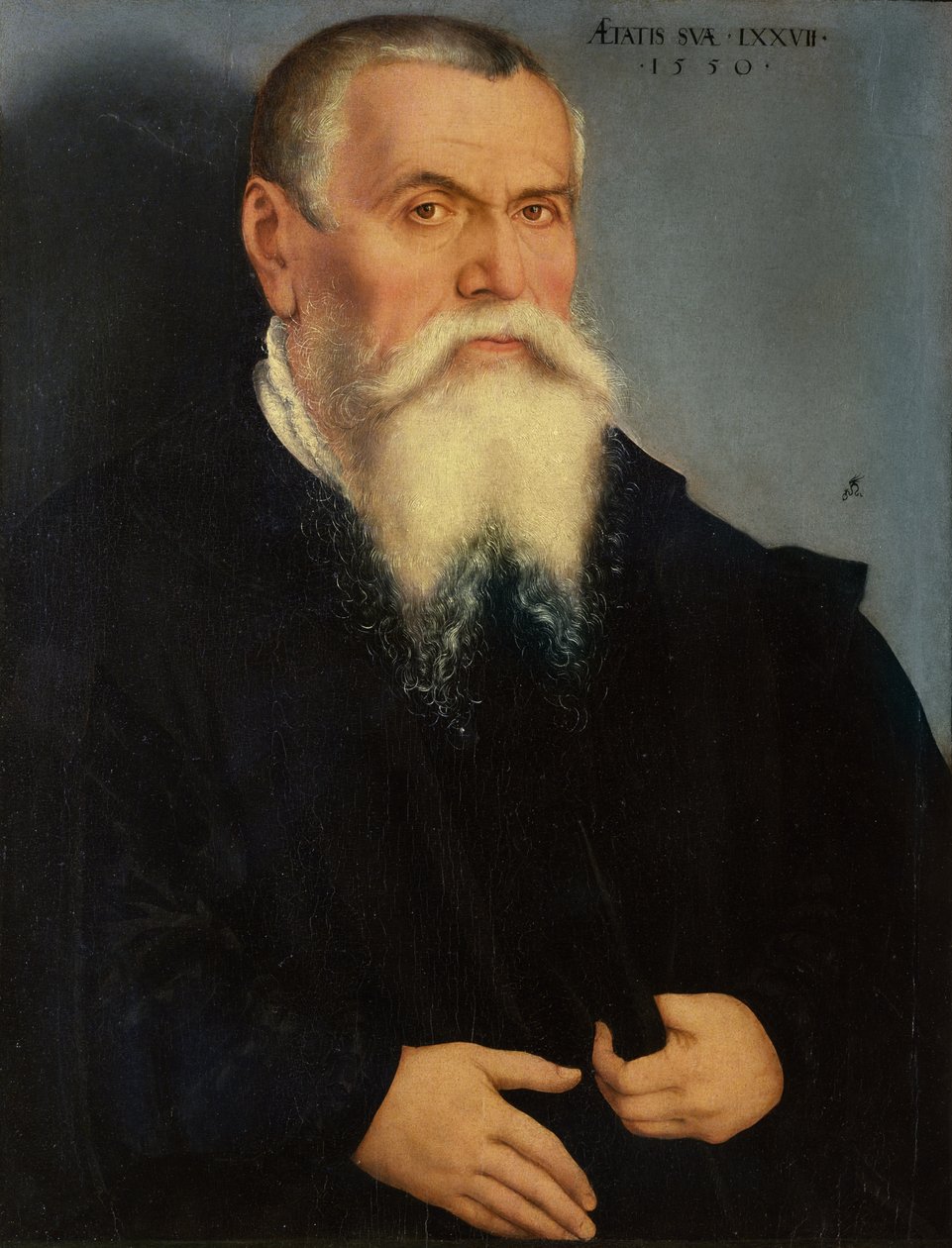 ルーカス・クラナッハ長老の肖像（1472-1553）1550（oil） 作： ルーカス・クラナッハ・ザ・ヤング