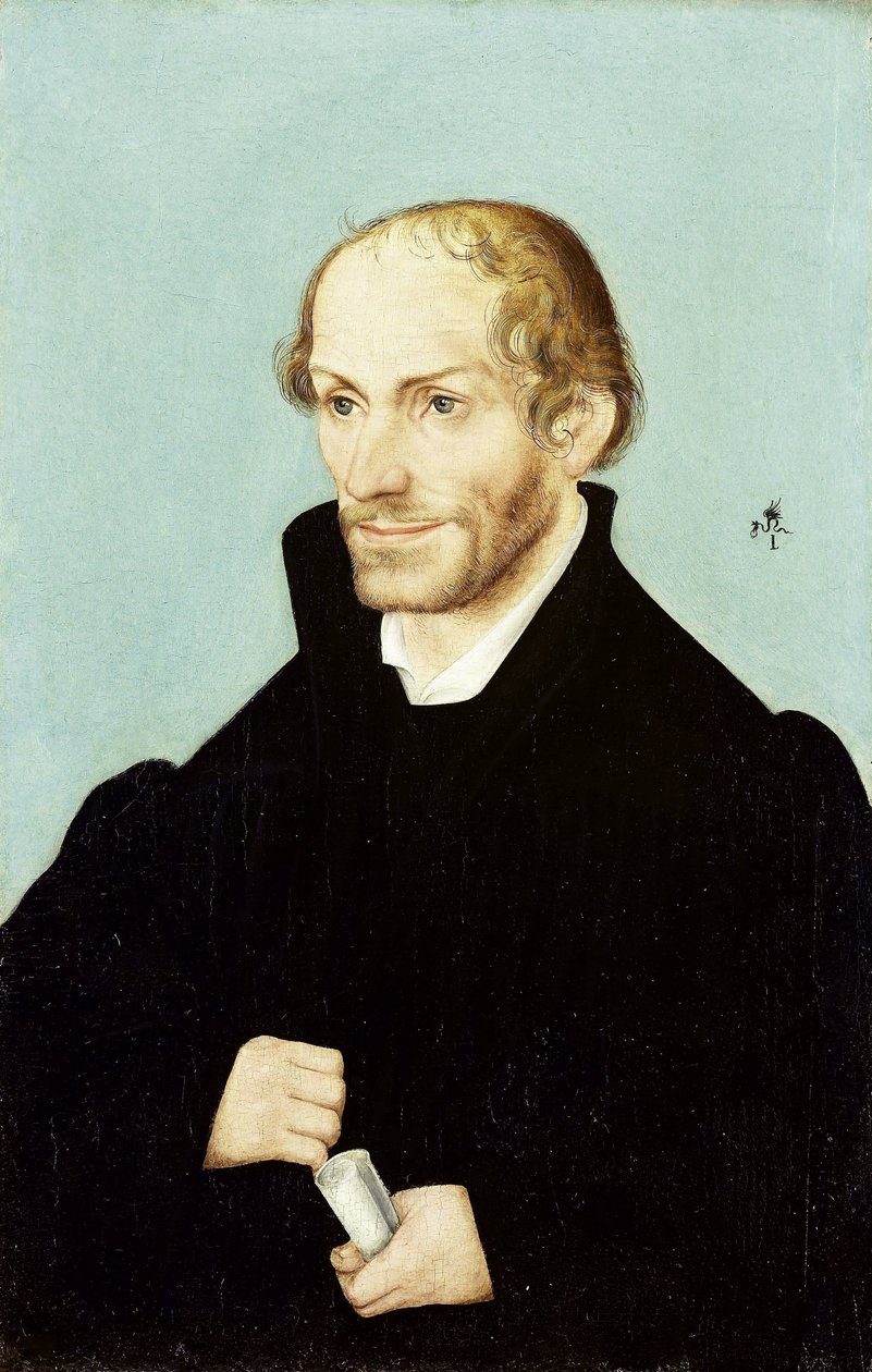 フィリップ・メランヒトン、宗教改革の指導者 作： Lucas Cranach（I）（のワークショップ）